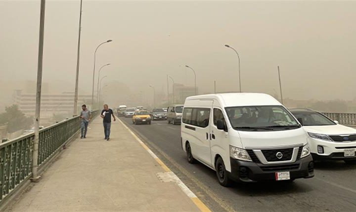 تصاعد الغبار وارتفاع الحرارة في العراق خلال الأيام المقبلة
