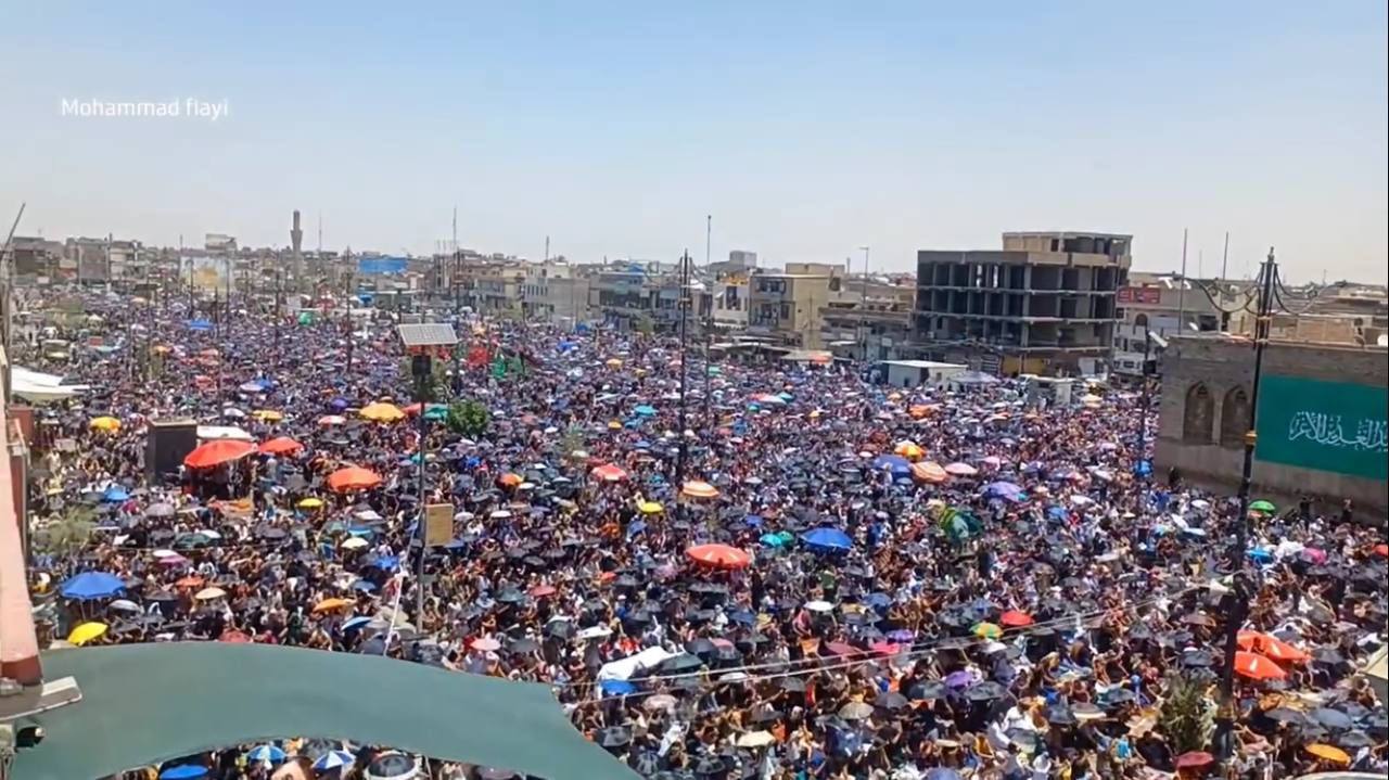 انطلاق التظاهرات في بغداد والمحافظات التي دعا إليها السيد مقتدى الصدر