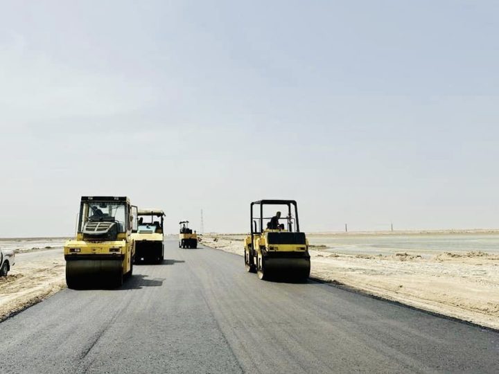 18% نسبة إنجاز مشروع تأهيل طريق الكوت – بدرة – مهران لتسهيل حركة الزائرين