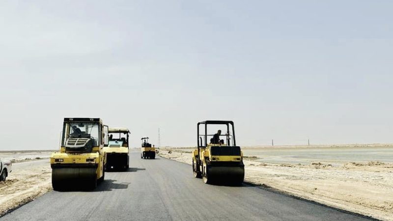 18% نسبة إنجاز مشروع تأهيل طريق الكوت – بدرة – مهران لتسهيل حركة الزائرين