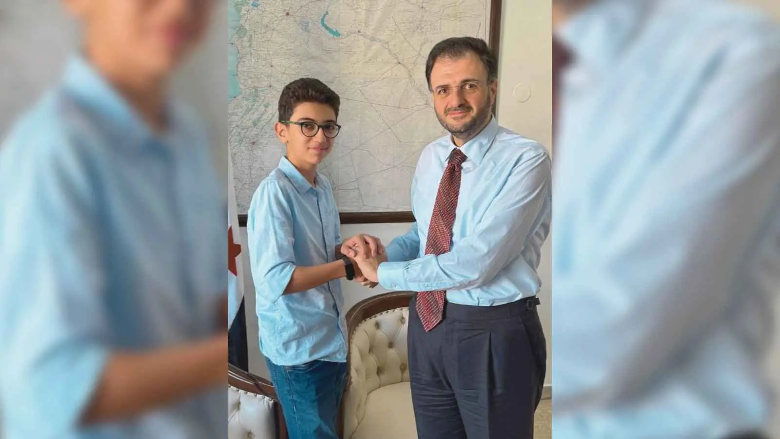 وزير الاتصالات السوري يعين طفلا في منصب رفيع بالوزارة