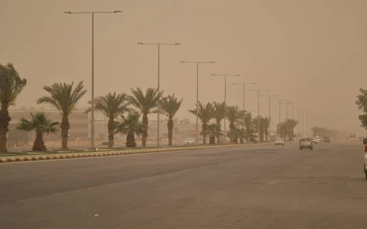 الانواء الجوية: موجات غبار وارتفاع في درجات الحرارة الايام القادمة