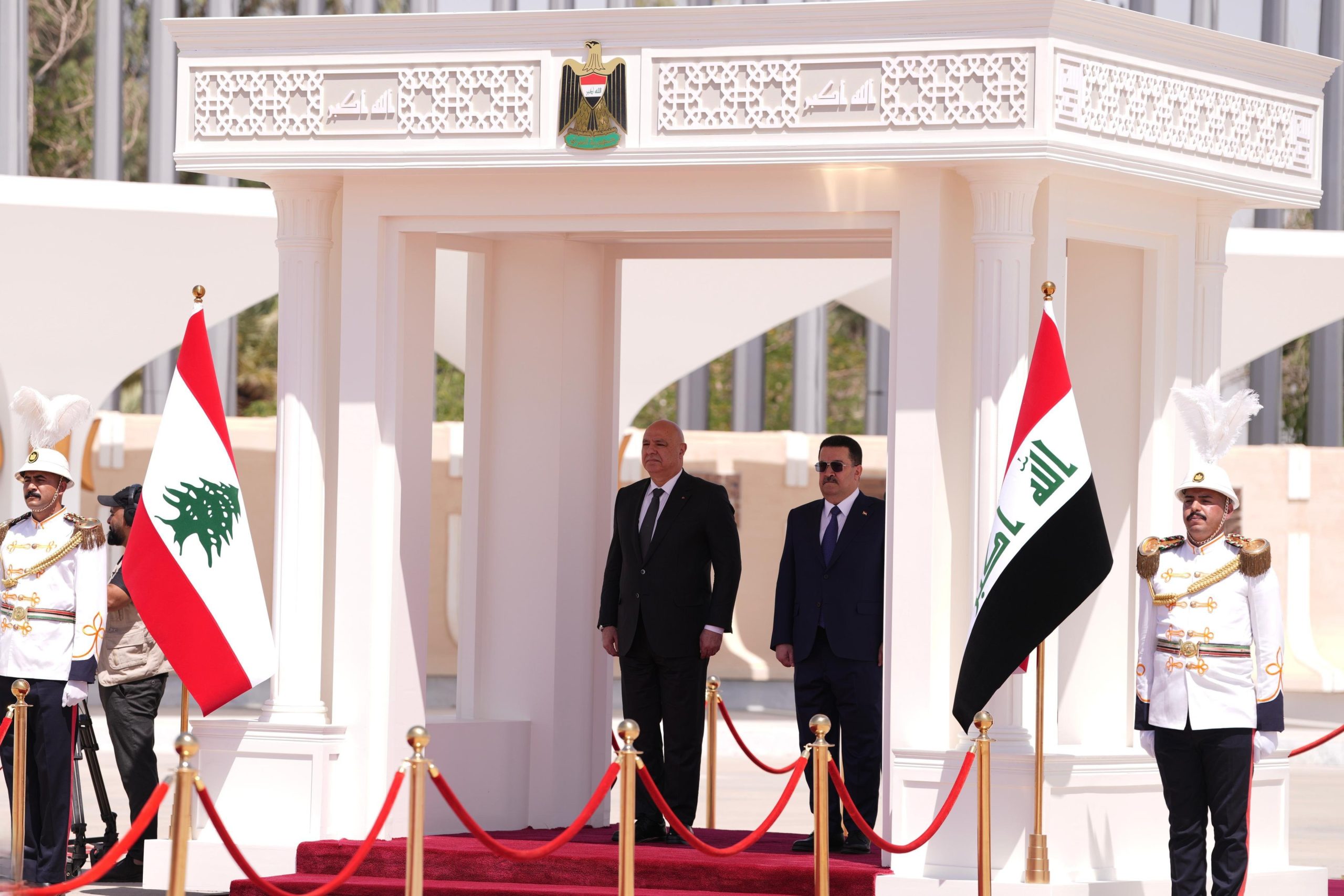 السوداني يستقبل الرئيس اللبناني جوزيف عون في بغداد