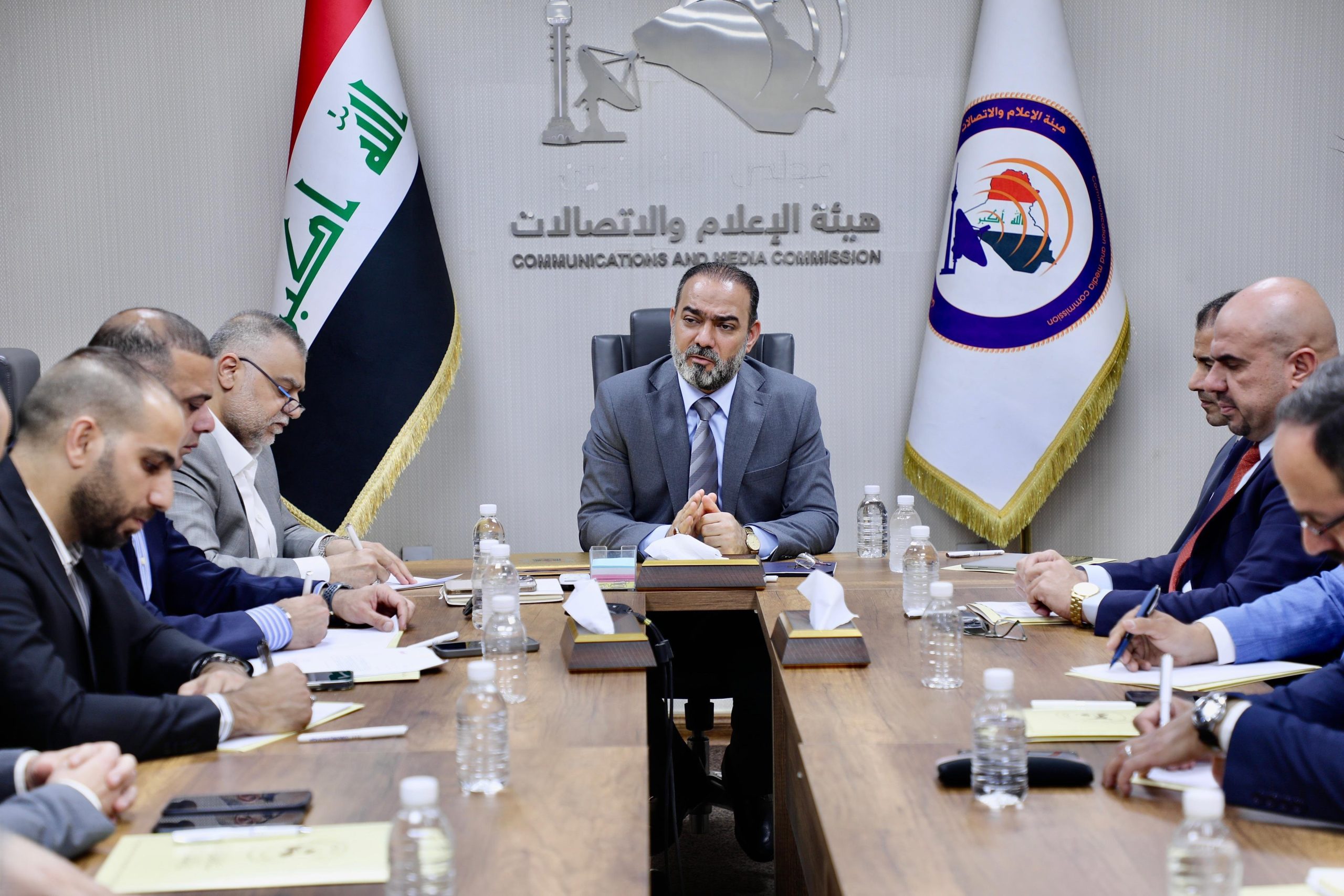 هيئة الإعلام تبحث تفعيل التجوال الوطني وإطلاق الشركة الوطنية للنقال