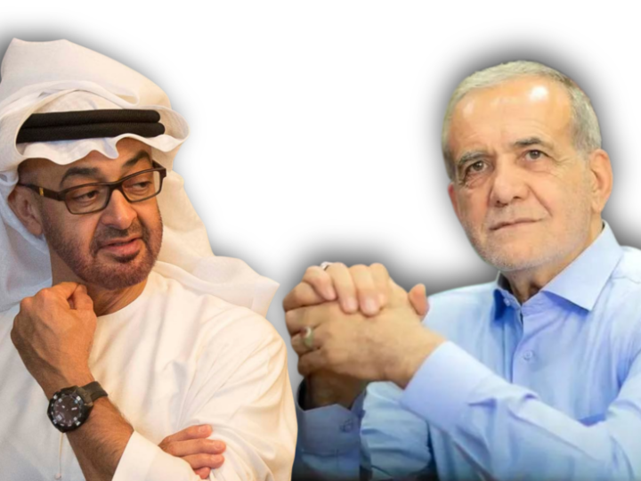 الرئيس الايراني لأبن زايد: إذا استمرت جرائم إسرائيل لن تشهد المنطقة سلاما