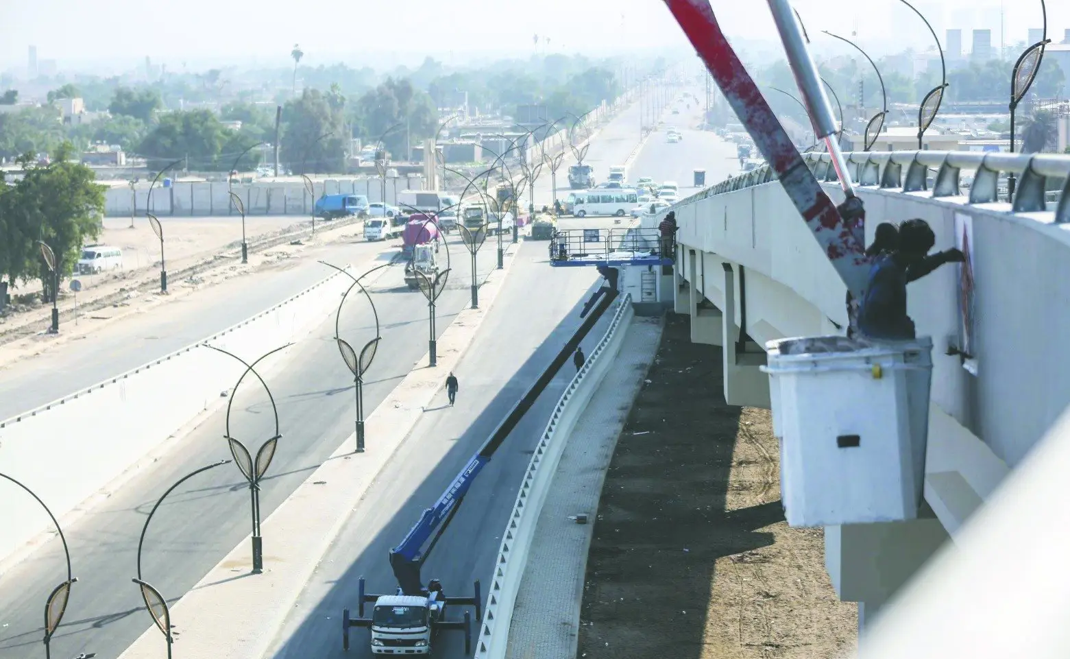 وزارة الإعمار تعلن افتتاح مجسر الطوبجي نهاية حزيران وجسرَي غزة والجادرية مطلع 2026
