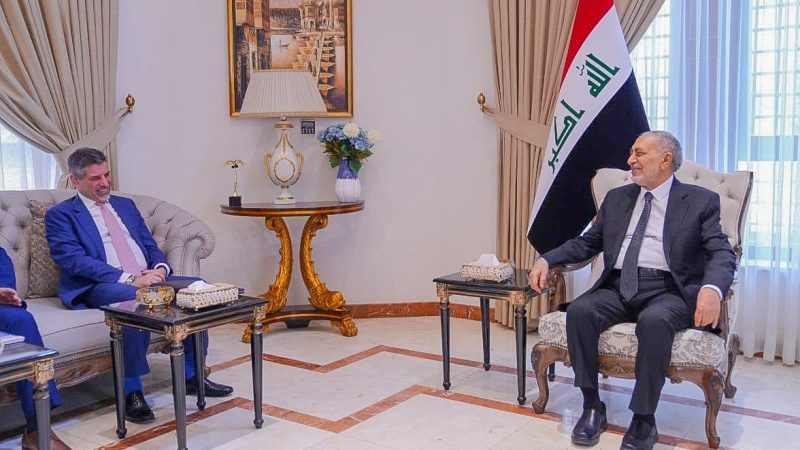 المشهداني يلتقي القائم بالأعمال الأمريكي ويدعو لوقف حرب غزة وتعزيز الشراكة الاستراتيجية بين بغداد وواشنطن
