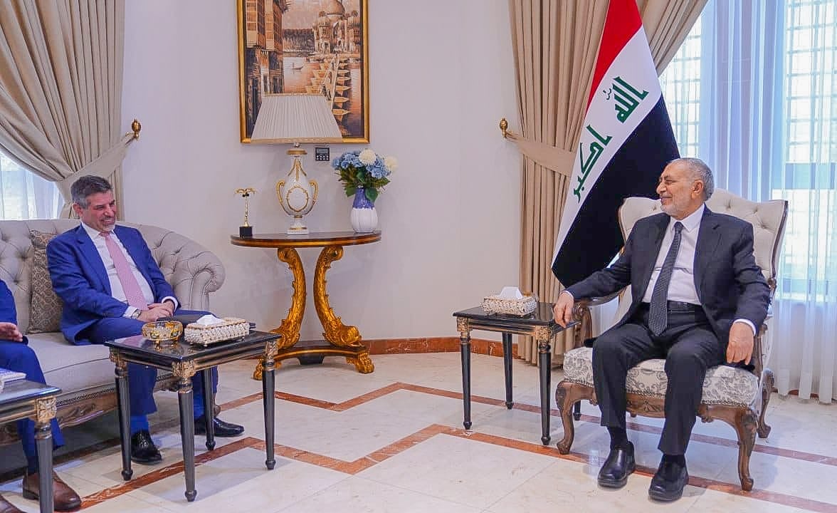 المشهداني يلتقي القائم بالأعمال الأمريكي ويدعو لوقف حرب غزة وتعزيز الشراكة الاستراتيجية بين بغداد وواشنطن