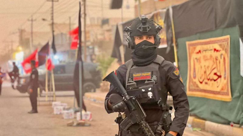 قوات الحشد الشعبي تنتشر لتأمين مراسم عاشوراء في كربلاء المقدسة