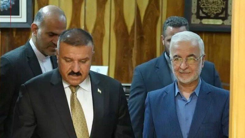 وزير الداخلية الإيراني خلال استقبال نظيره العراقي: نقدر موقف بغداد الحازم ضد هجمات الكيان الصهيوني