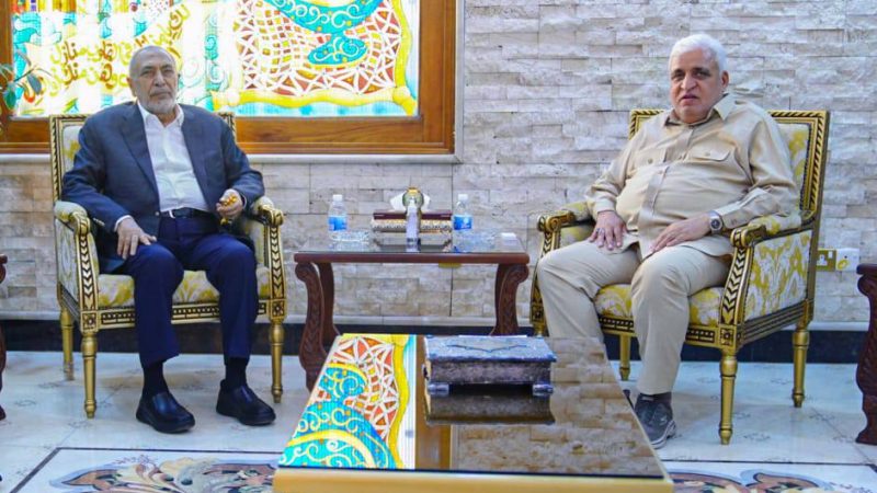 الفياض يؤكد للمشهداني ضرورة إقرار قانون هيئة الحشد الشعبي