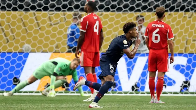 باريس يهزم بايرن والطردين ويبلغ نصف نهائي كأس العالم للأندية