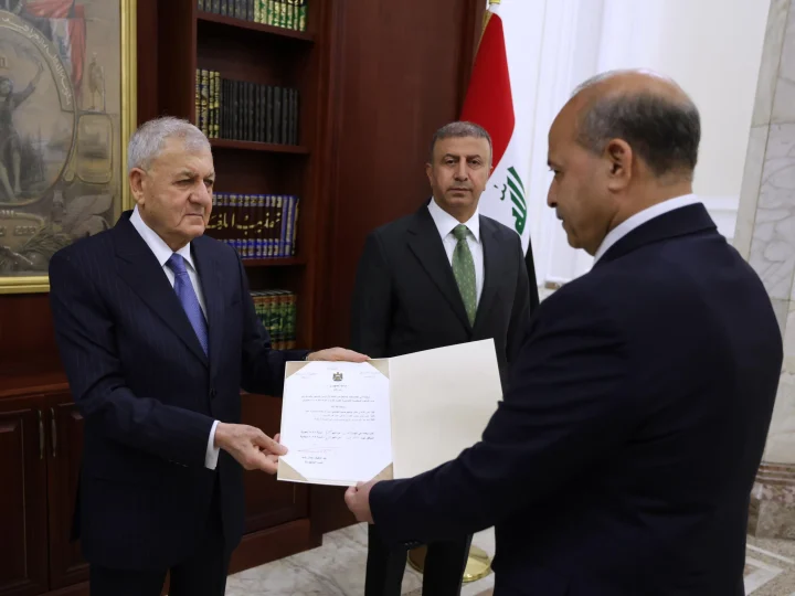 رئيس المحكمة الاتحادية يؤدي اليمين الدستورية أمام رئيس الجمهورية