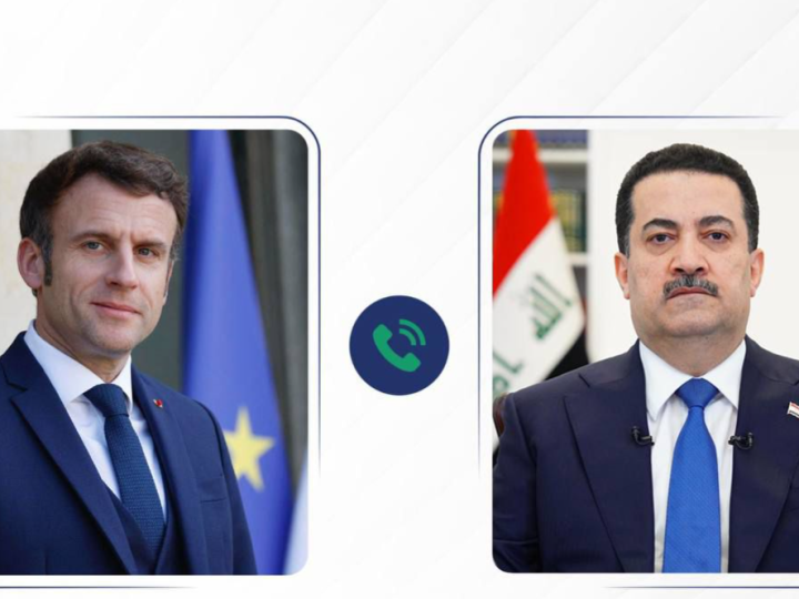 السوداني يرتقب زيارة ماكرون الى العراق ويحذر من حرب جديدة في المنطقة
