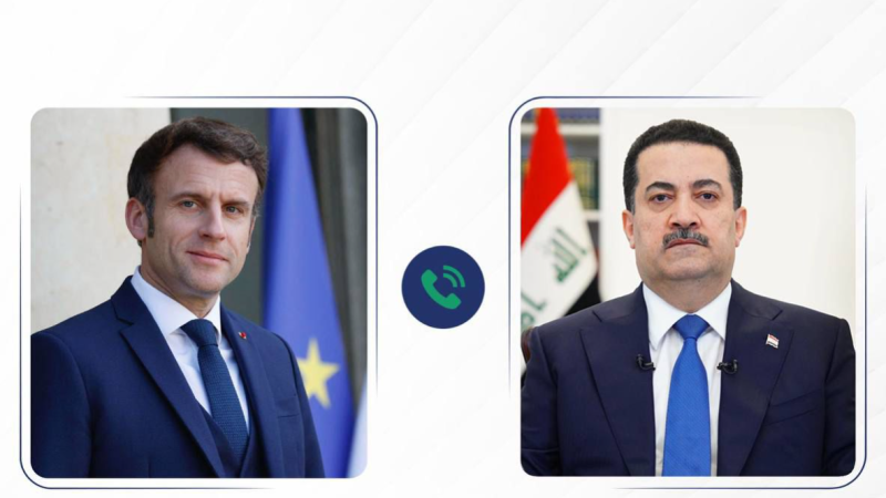 السوداني يرتقب زيارة ماكرون الى العراق ويحذر من حرب جديدة في المنطقة