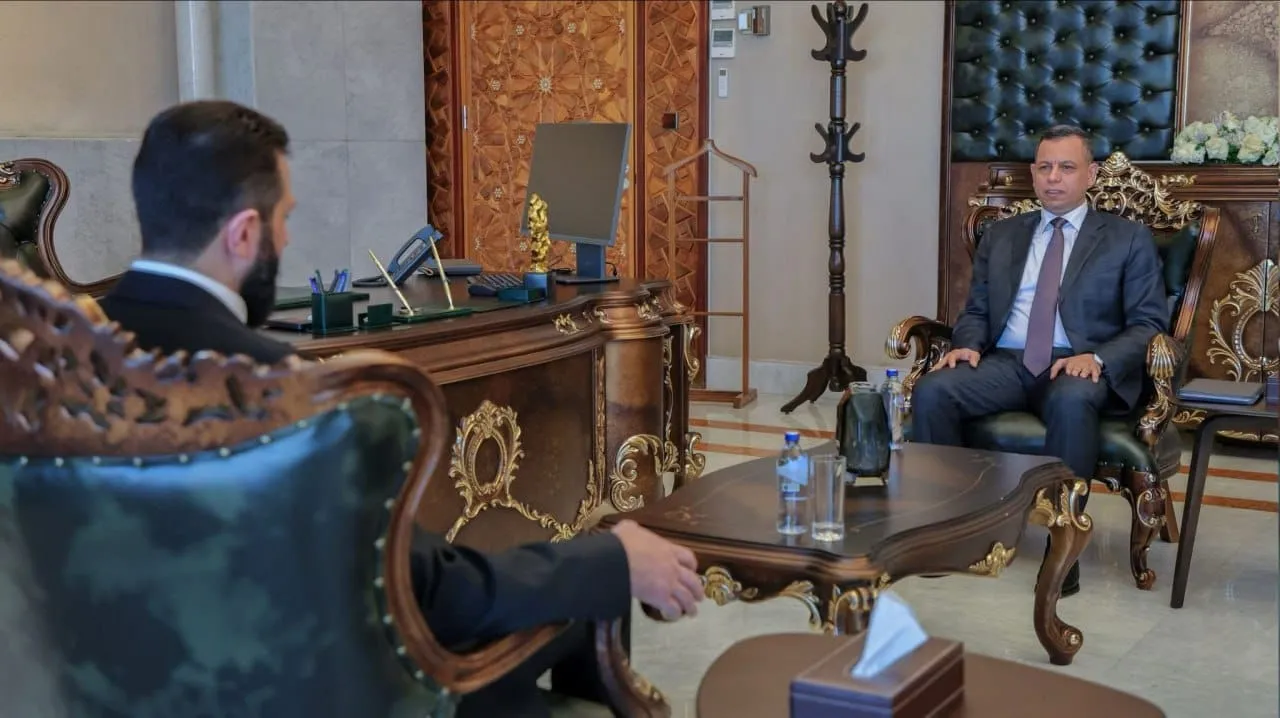 سانا السورية تكشف تفاصيل لقاء الشطري والجولاني: تفعيل التبادل التجاري وفتح المنافذ بين العراق وسوريا