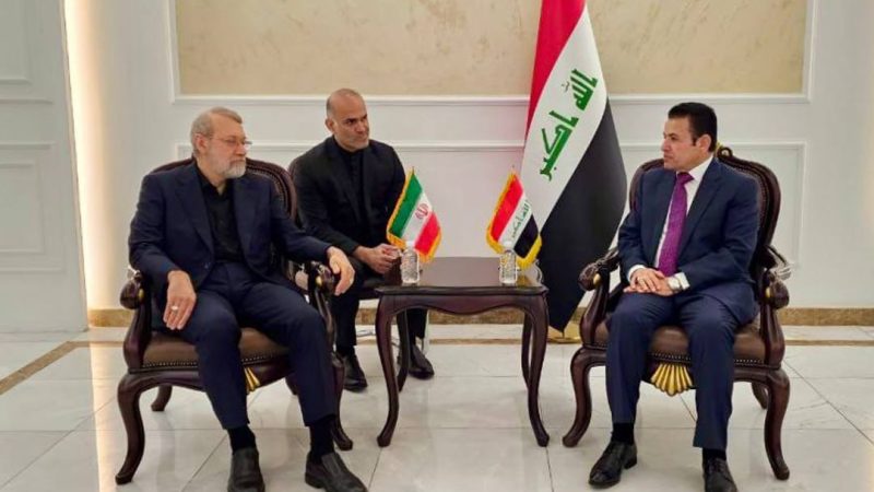 لاريجاني من بغداد: اتفاقية أمنية مهمة مع العراق ودعم ثابت لوحدة لبنان واستقلاله