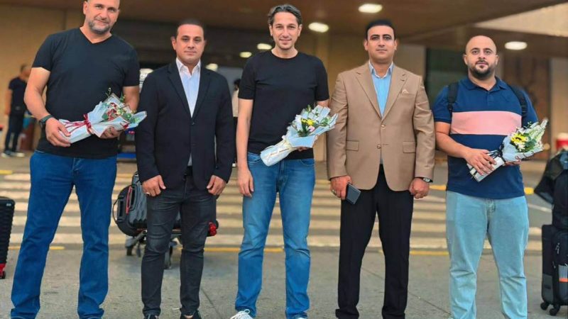 المدرب الاردني عبد الله ابو زمع يصل الى البصرة لقيادة فريق نفط ميسان