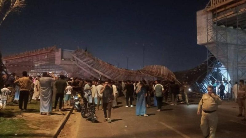 الدفاع المدني في كربلاء: سنعلن عدد الوفيات بعد ان نرفع قطعة الجسر الكبيرة