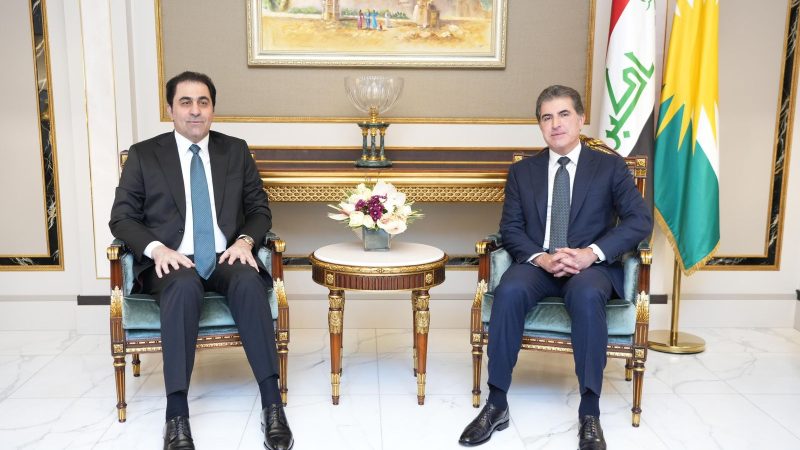 المندلاوي يبحث مع بارزاني ملف الموازنة و ادارة الثروات الطبيعية وفق الدستور