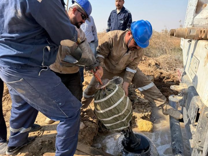 الموارد المائية تنجز حفر 31 بئراً وتأهيل 41 اخرى في النجف الأشرف