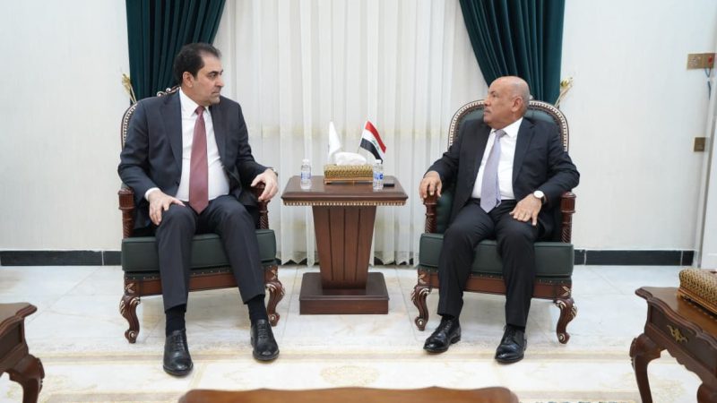 المندلاوي يؤكد لرئيس محكمة استئناف البصرة دعم المؤسسة التشريعية لدور القضاء