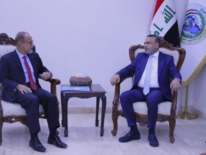 وزير العمل يبحث مع وفد أممي التعاون في مجالات الحماية الاجتماعية وملف النازحين