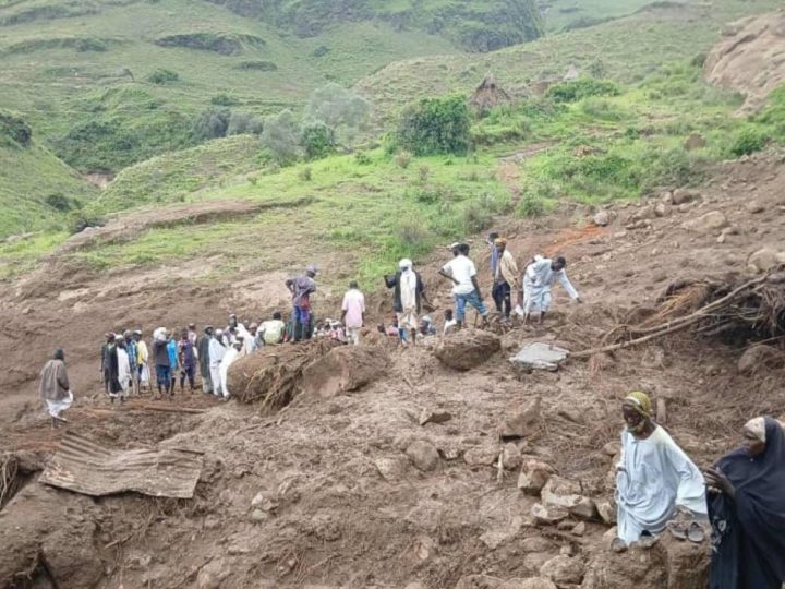 مصرع 1000 شخص بانهيار أرضي غرب السودان