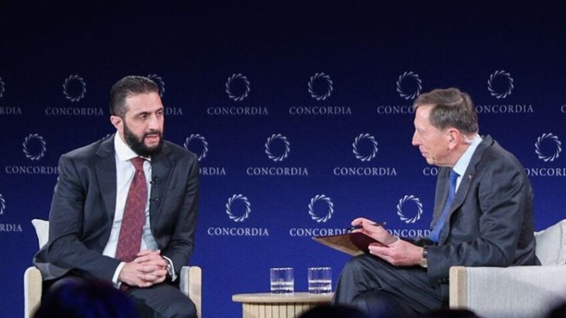الشرع: لا نريد الدخول بمعركة مع تل أبيب ويجب البحث عن وسائل للعيش المشترك بين السوريين والإسرائيليين