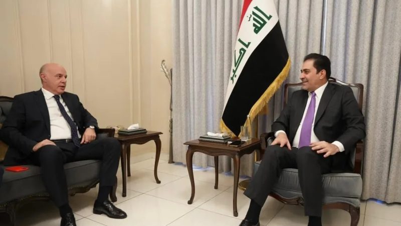 المندلاوي لمسؤول تركي : ضرورة وضع معالجات حقيقية وعاجلة لملف المياه