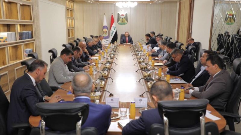الهيأة العليا برئاسة الفتلاوي تناقش تراجع الإطلاقات المائية وتأثيرها على مياه الشرب