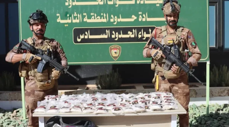 إحباط تهريب مخدرات عبر منطاد هوائي على الحدود العراقية الأردنية