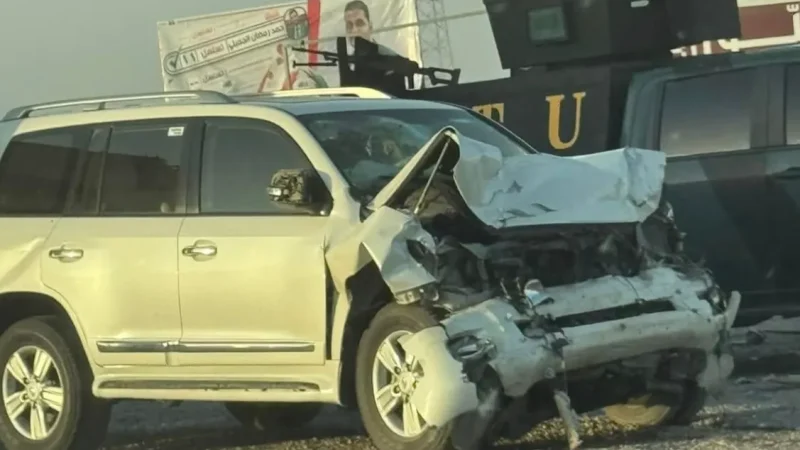 4 مصابين في حادث تصادم شمالي صلاح الدين