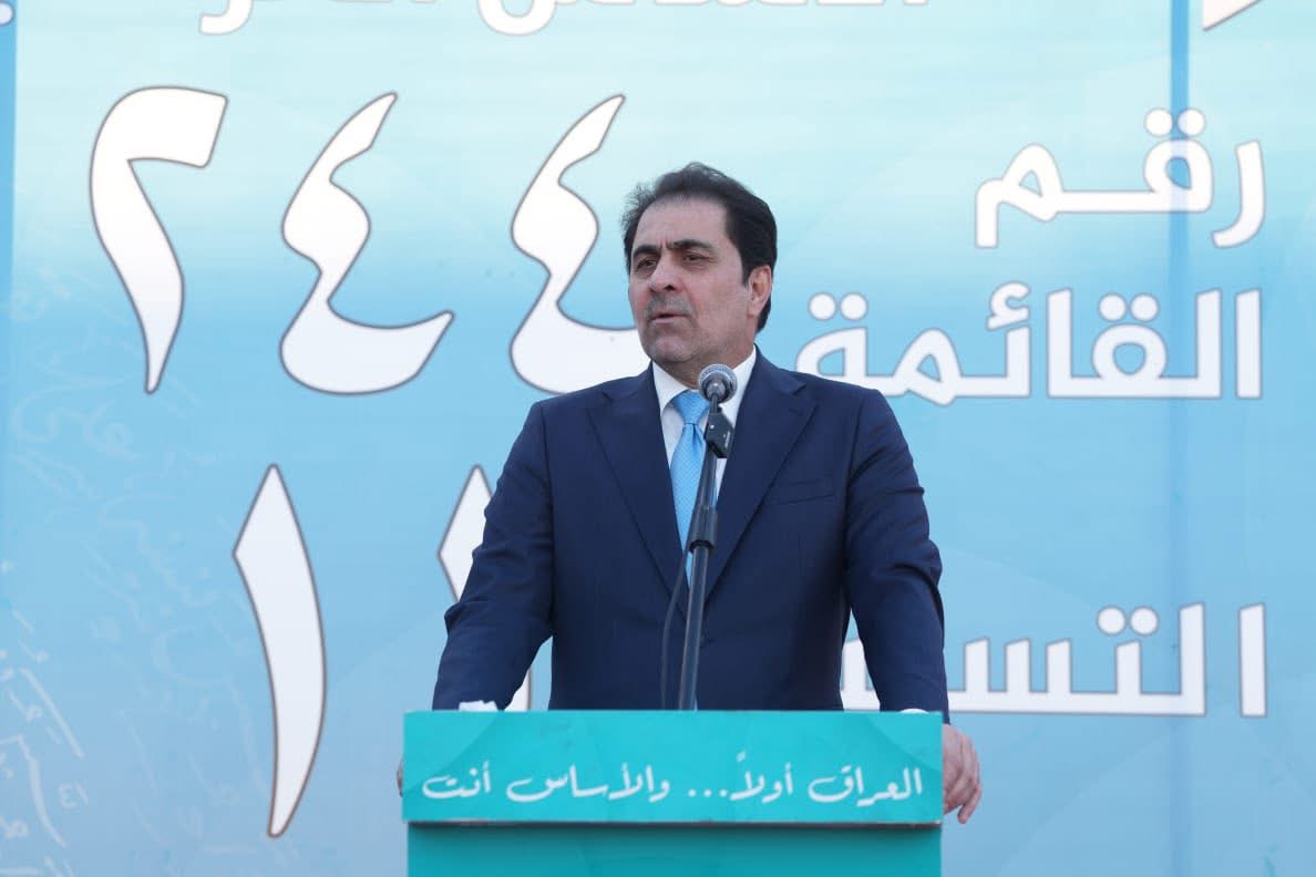 المندلاوي يدعو من النجف الى تطوير البنى التحتية للمحافظة وتحسين الخدمات