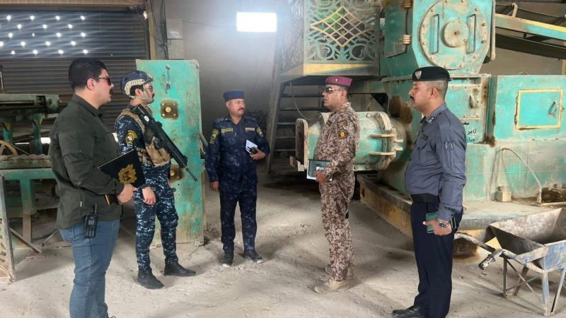 اغلاق 7 معامل طابوق في النهروان لمخاطرها البيئية وتقليل التلوث