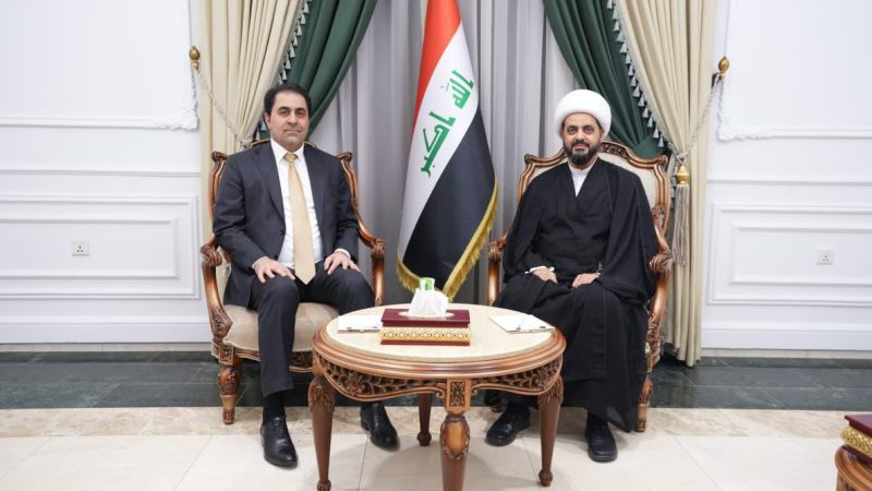 المندلاوي والخزعلي يشددان على ضرورة تنسيق الجهود لمعالجة التحديات الخدمية والمعيشية