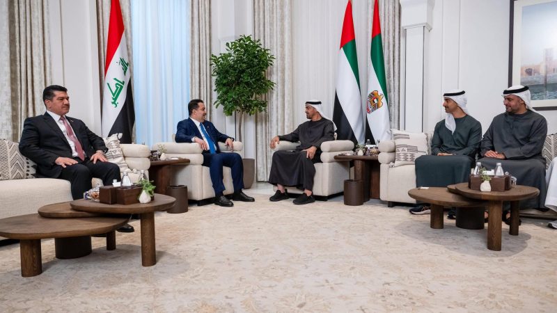 السوداني وبن زايد يشددان على ضرورة إيجاد مسار واضح للسلام الشامل والدائم في المنطقة