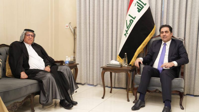 المندلاوي يؤكد على دور العشائر الأصيلة في تثبيت الأمن والتصدي للظواهر الدخيلة على المجتمع