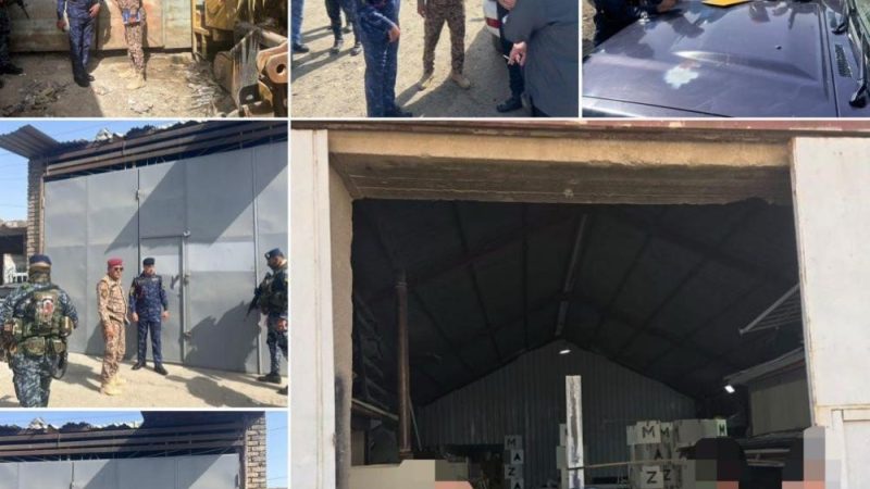 عمليات بغداد تغلق 8 معامل صهر معادن مخالفة لحماية البيئة