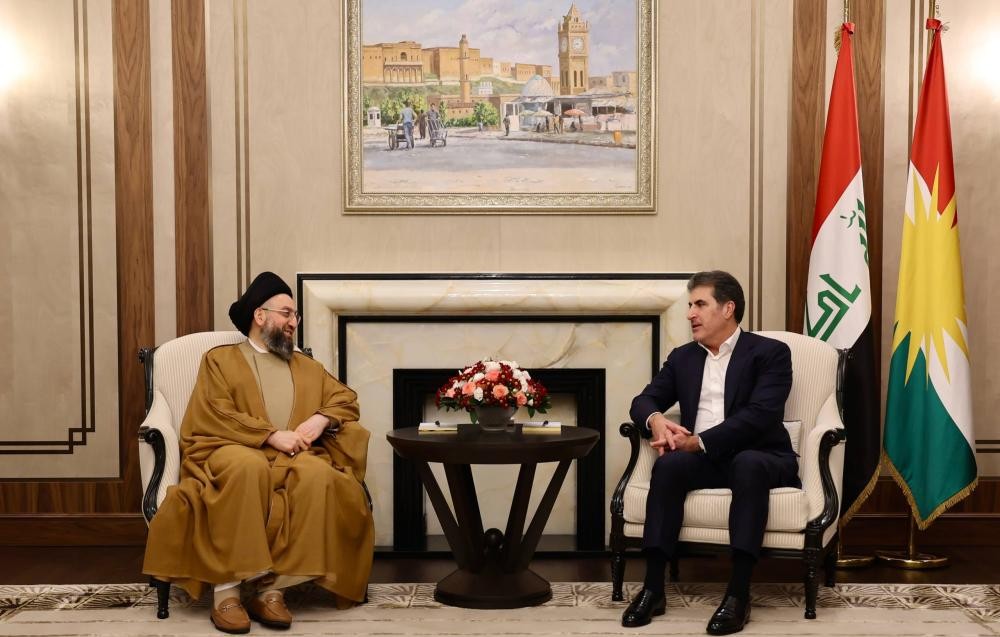 السيد الحكيم يلتقي نيجيرفان بارزاني ويثمن الاتفاق النفطي الأخير