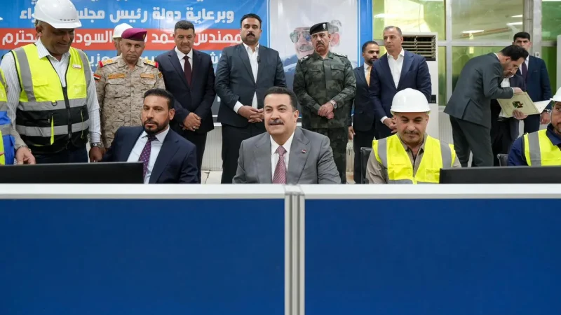 إطلاق تشغيل خط كهرباء بقدرة 1000 ميغاواط بطول 52 كلم في ميسان