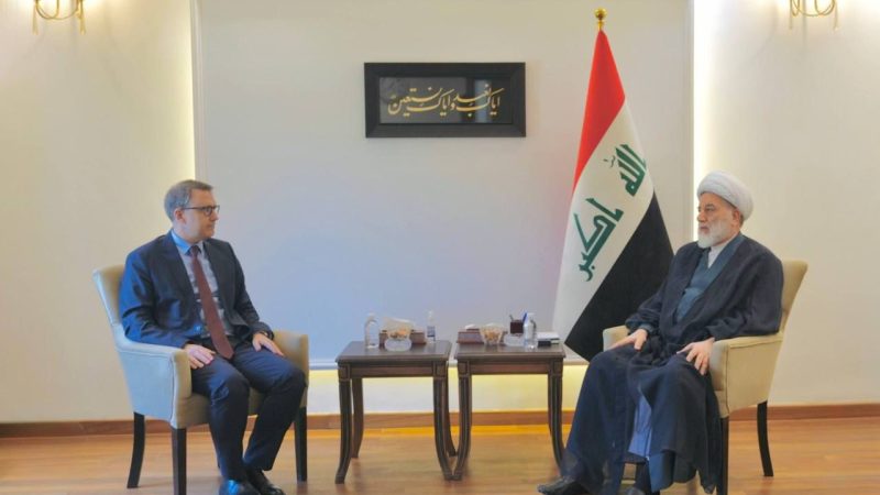 همام حمودي يلتقي السفير التركي : حل ازمة المياه اساسا لأي تعاون بين البلدين مستقبلا