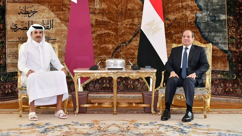 مصر وقطر تؤكدان دعم جهود وقف إطلاق النار في غزة وتنسقان حول خطة ترامب للتسوية