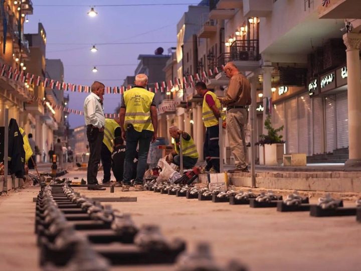 أمانة بغداد تعلن موعد افتتاح مشروع قطار ” الترام ”  في شارع الرشيد