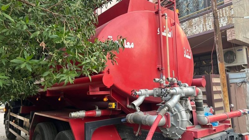 الدفاع المدني يعلن اخماد حريق اندلع داخل دار مخصصة كمخزن للألعاب النارية في منطقة السيدية ببغداد