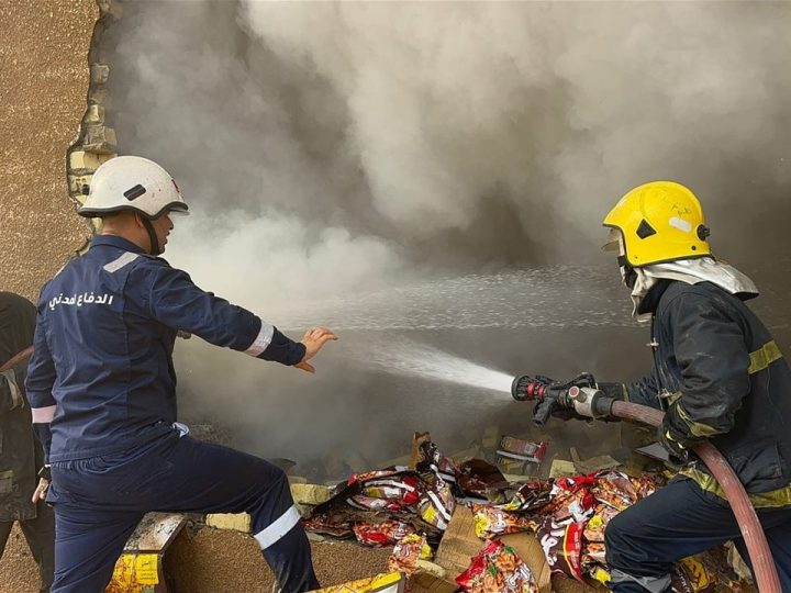 حريق يندلع بالقرب من مخازن مفوضية الانتخابات في النجف