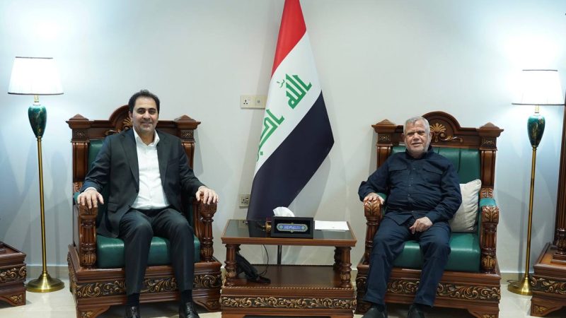 المندلاوي يبحث العامري آفاق المرحلة المقبلة و تعزيز العمل الوطني المشترك وسبل ترسيخ الاستقرار السياسي