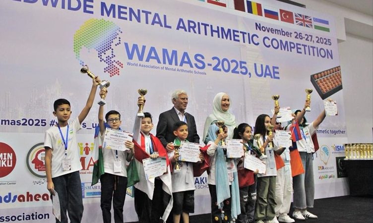 العراق ينتزع لقب البطل العالمي في أكبر بطولة للحساب الذهني بدبي 2025