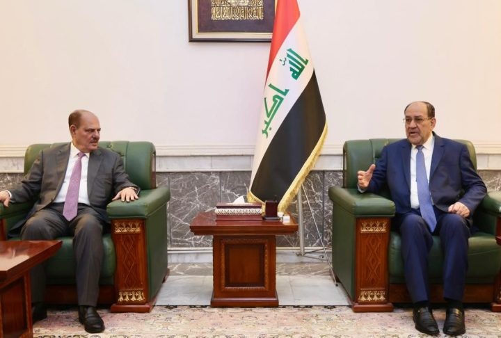 المالكي لنقيب الصحفيين : ندعم جهودكم بتبني خطاب اعلامي يسهم ببناء الدولة