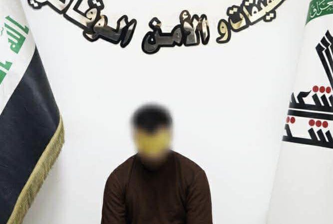 أمن الحشد يلقي القبض على متهم أساء لرموز دينية وشهداء في ديالى